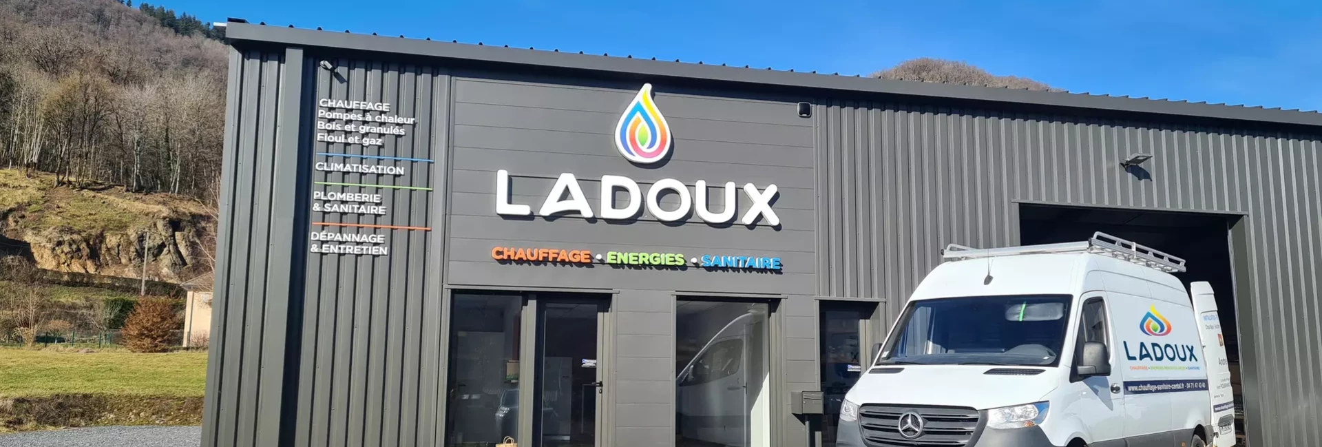 Entreprise Ladoux - Polminhac Cantal - Chauffage - sanitaire